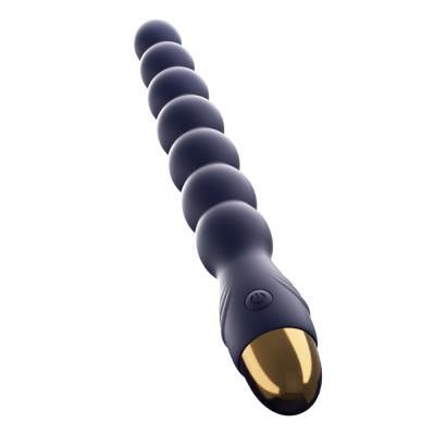  . A Seven Ball Stick vibrator with 10 Speed Beads Prostate Massage Dual Motor
