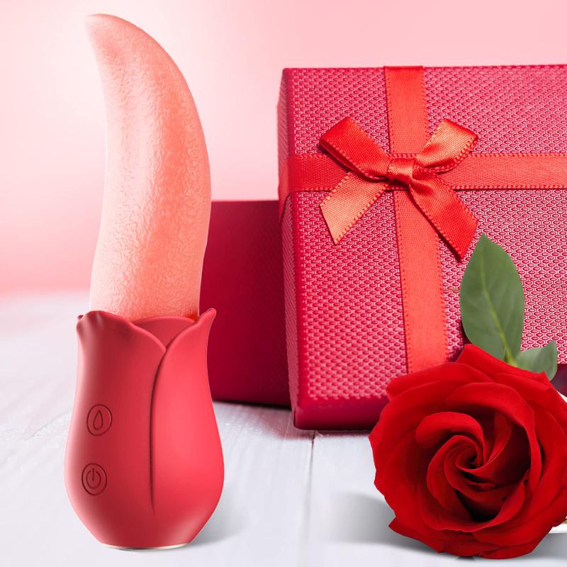   is selling directly by factory rose artificial tongue vibrator for female vaginal masturbation