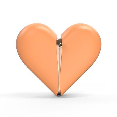  Factory manufacturing of 2 in 1 Heart-Shape Oral Clitoris Sucking and lincking Vibrator Stimulation is selling hotly