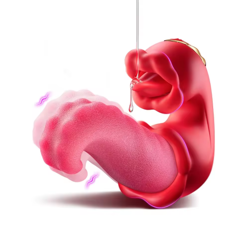  Sex toy shop.A Artificial tongue like Vibrator is equipped with powerful swinging and licking feature to tease clitoris.