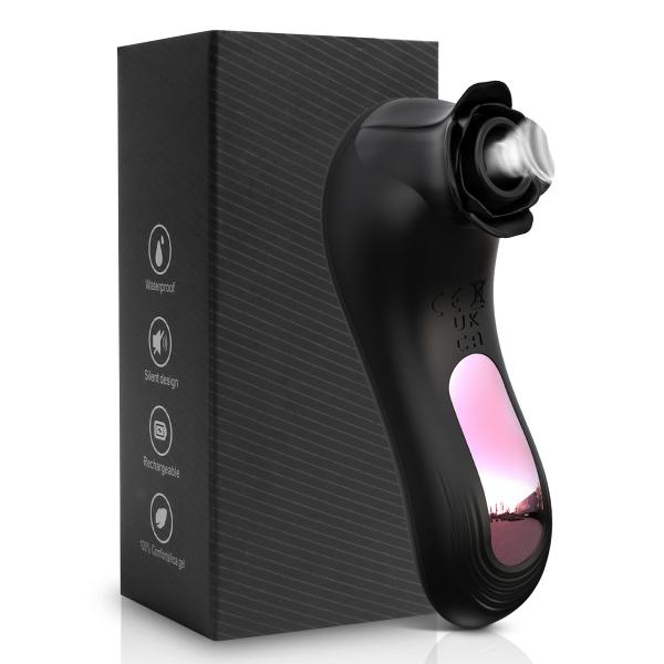 10 Modes Powerful Clitoral Sucking Vibrator Sucking Nipple Clit Stimulation Massager Masturbator Rose Pink Sex Toys for Adult