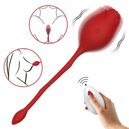 12 Frequency Vibration Wireless Remote Control G Spot Clitoris Vaginal Stimulation Female Sex Toys Rose Jumping Egg Vibrator