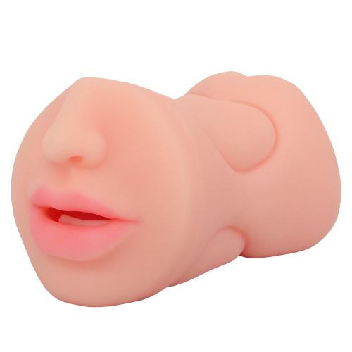 3-in-1 Lifelike Pocket Pussy Adult Sex Toy Realistic 3D Vagina & Anus Sex Stroker Portable Male Masturbator with Tight Features