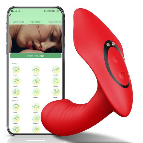 3 in 1 Wireless App Remote Control Women's Wearable G Spot Female Vaginal Panties Clit Stimulator Vibrating Women Dildo Vibrator