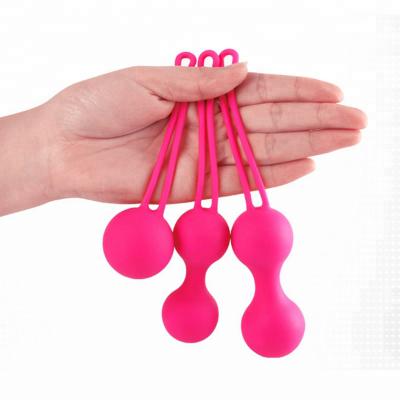 3pcs/lot SIlicone Vagina Vibrators Kegel Ball Vaginal Tight Exercise Ball Adult Sex Toys for Women