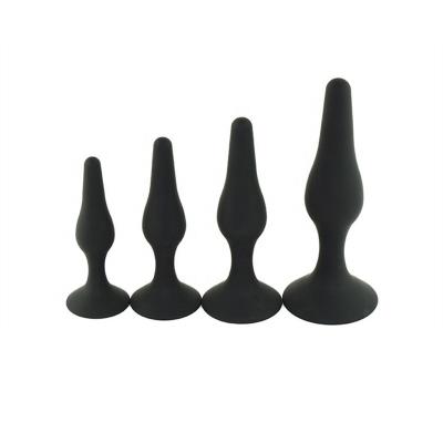 4 Pcs Silicone Unisex Anal Plug Extender Anal Dilator Butt Sex Toy