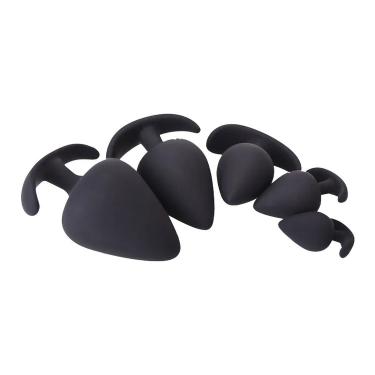 5PCS Anal Masturbation BDSM Sex Toy Anus Dilator Kit Prostate G-spot Massager Silicone Butt Plug Anal Plug Set for Women Men Gay