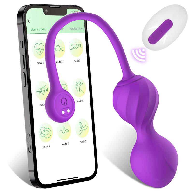 APP Remote Control Vaginal Tightening Vibrating Silicone Kegel Ball Exercise Clitoral Anal Stimulator Women Wearable Vibrator