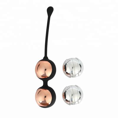 Adult Women Toys Metal Vaginal Massage Balls With 2 Replacements