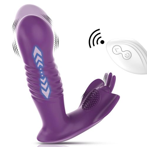 Best Seller Dildo Vibrator for Women Massagers With 9 Thrusting & Vibrating Modes Panty Wearble Toys Sex Adult Real Product