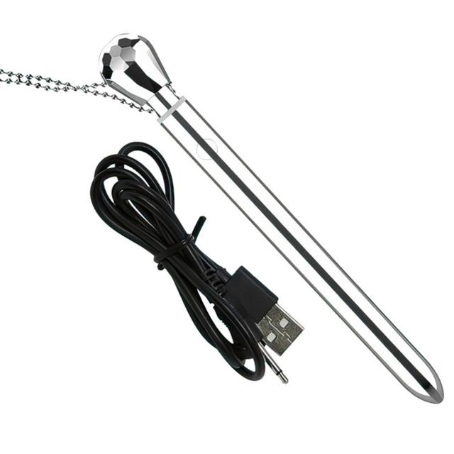 Christmas Gifts Stainless Steel Vibrating Bullet Jewel Rechargeable Female Women G-Spot Necklace Vibrator Sex Toys for Woman