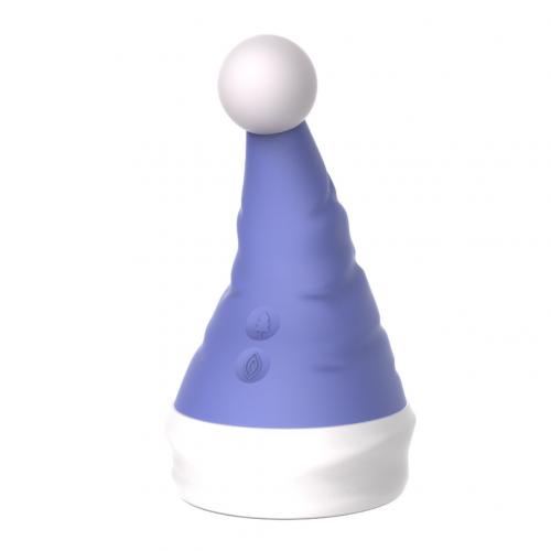 Christmas Santa Hat Dildo Vibrator Female G-spot Orgasm Masturbator Clitoral Stimulator Vaginal Massage Sex Vibrator for Women