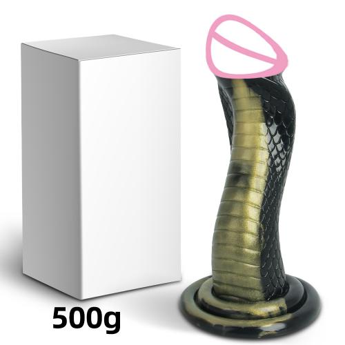 Cobra Monster Realistic Snake Thick Anal Dildo G-spot Silicone Strong Suction Cup Fantasy Adult Sex Toys & Games for Women Men