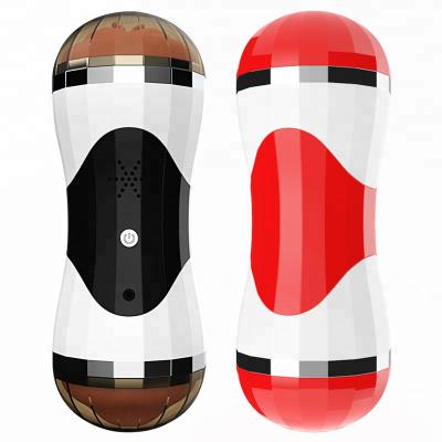 Double Hole Channel Dual Artificial Vagina Male 4D Oral Masturbator Male Pussy Masturbation