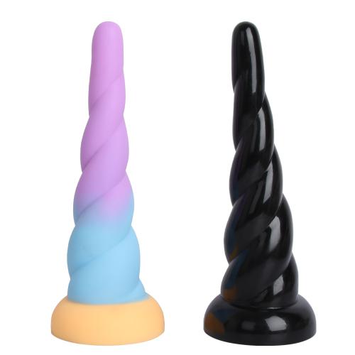 FairyKiss  Black Beginner Anal Butt Plug Huge Thick Fantasy Big Silicone Adult Sex Toys for Female and Couples