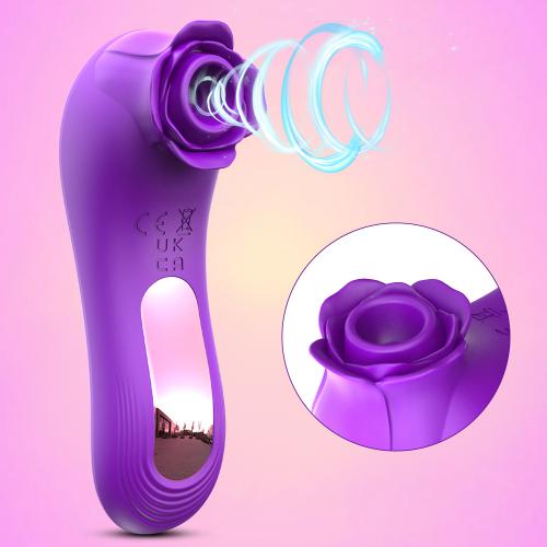 FairyKiss New Rose Mini Portable  Vibrator  7 Sucking Modes & 5 Level Intensity Women Female  Massager Adult Sex Toys