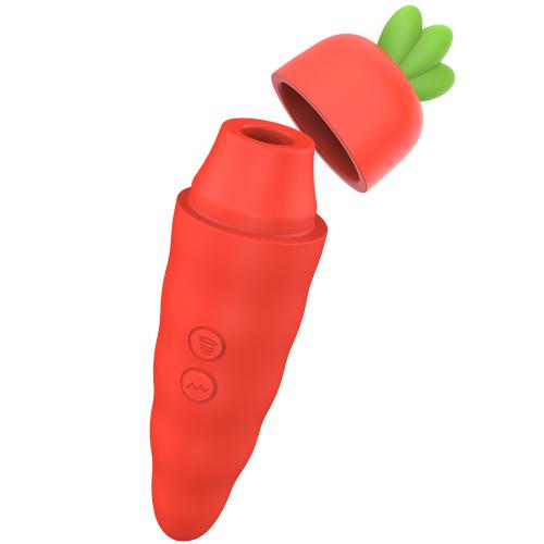 FairyKiss  Powerful Carrot Sex Toys Radish Dildo Vibrator 10 Sucking &10 Vibrating Modes G Spot  Nipple Clitoral Stimulator