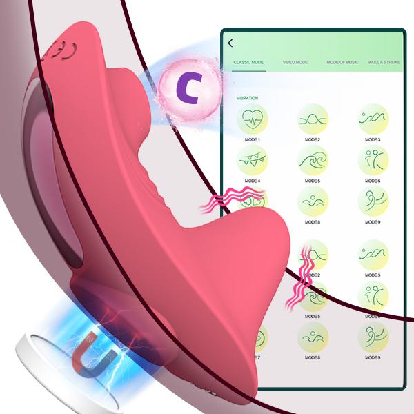 FairyKiss Wireless APP Remote Control Magnetic High Frequency Sucking Stimulator Wearable Panty Vibrator  Low Noise Enjoyable