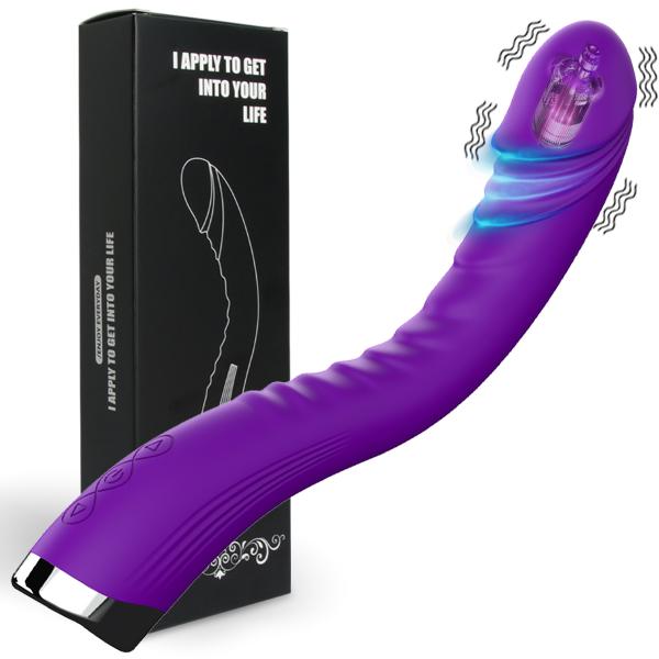 Fairykiss Realistic Curved G Spot  Wand Vibrator Clitoral Anal Adult Sex Toys Stimulator Powerful Vaginal Massager