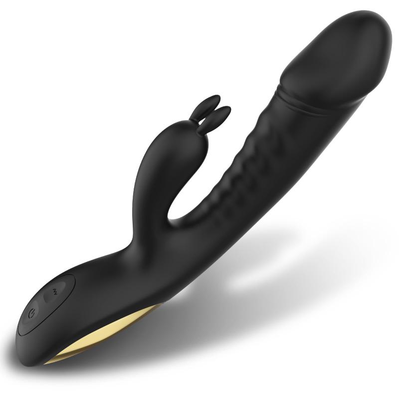Female G-Spot Heating Vibrator Dildo Adult Sex Toys Vaginal Anal Stimulator Rabbit Clitoral Vibrators for Women Sexual Pleasure