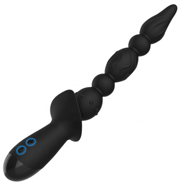 Five Beads 10 Frequency Vibration Prostate G-spot Vibrator Sextoy Butt Plug Vibrator Anal