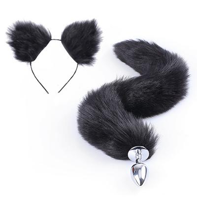 Fox Tail Anal Plug Metal Anal Consoladores Butt Plug Sexy Toys for Adultos   Products Seks Toys Masturbators Men