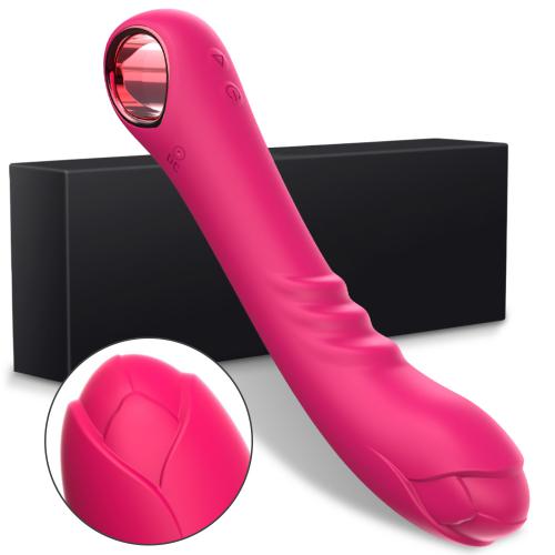 G Spot Clitoral Rose Vibrator Dildo for Women Couples  Wand Sex Pleasure Clitoral Nipple Anal Stimulator