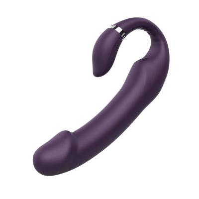 G Spot Clitoris Stimulation Double Ended Vibrator Dual Motors 10 Vibrating Modes Adults Lesbian Sex Toys Strap on Dildo Vibrator