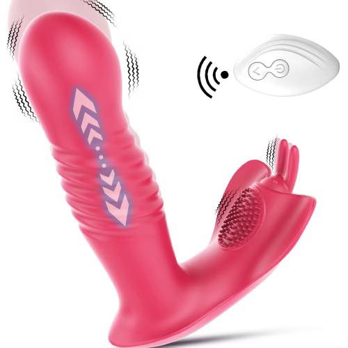 G Spot Clitoris Stimulator Sex Toy Butterfly Vibrator for Women Wearable Thrusting Dildo Vagina Clit Masturbation Remote Control