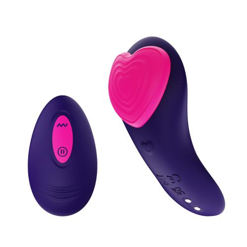 Heart-shaped Remote Control C-Shaped G-spot Clitoral Stimulation Sex Toy Invisible Panty Wearable Vibrators for Woman and Girls