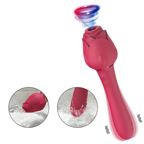 Hot Sale Soft Silicone 10 Frequency Vibration Clit Sucker Vibrators Rose Clitoral Sucking Vibrator Clitoris