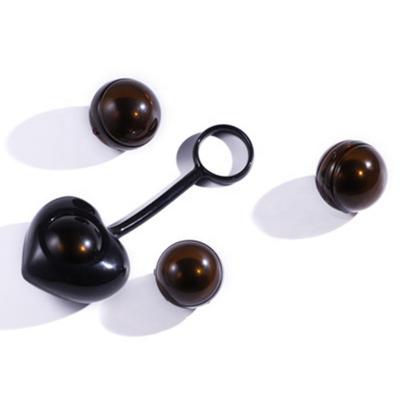 Male  Cock Stretcher Dumbbell Penis Weight Ring with 4 Wights