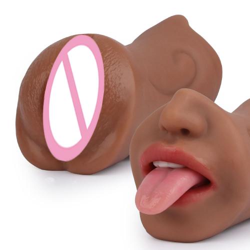 Male Masturbators Pocket Pussy Realistic Silicone Anal Ass Vagina Masturbation Artificial Sex Spielzeug Adult Sex Toys for Men