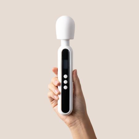 Medium Size Waterproof Vibrating Wand Massager Stick Female Orgasms Masturbation Flexible Handheld G-Spot AV Vibrator for Women