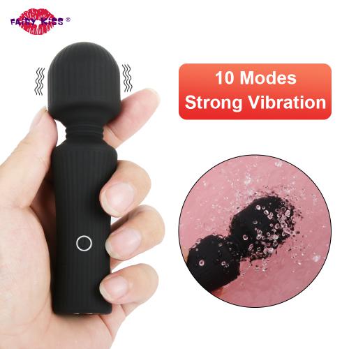 Mini Portable Silicone Wand Massager Personal Powerful Handheld Vibrators  Neck Shoulder Back Body Relax Sports Recovery
