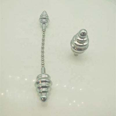 Newest Style Metal Double Headed Spiral Anal Plug Thread Aluminium Alloy Plug Butt