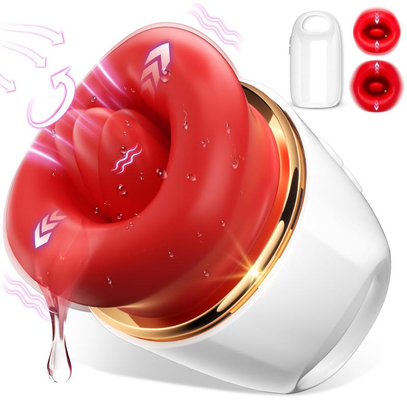 Nipple Suction Vibrator Female Adult Sex Toys G-spot Clitoral Stimulator Big Mouth Tongue Licking Sucking Vibrator for Women