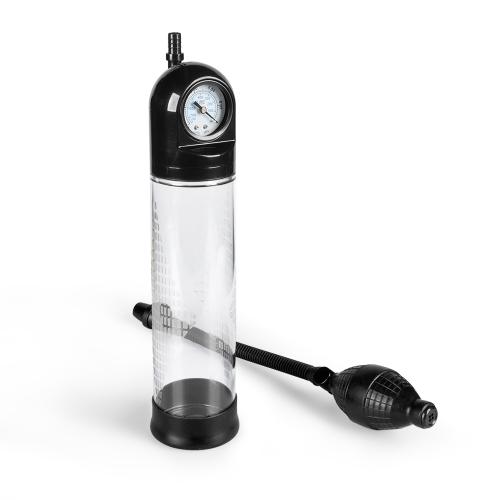 Penis Vacuum Pump Air Enlarger Extender Prolong Enhancer With Gas-pressure Meter for Male