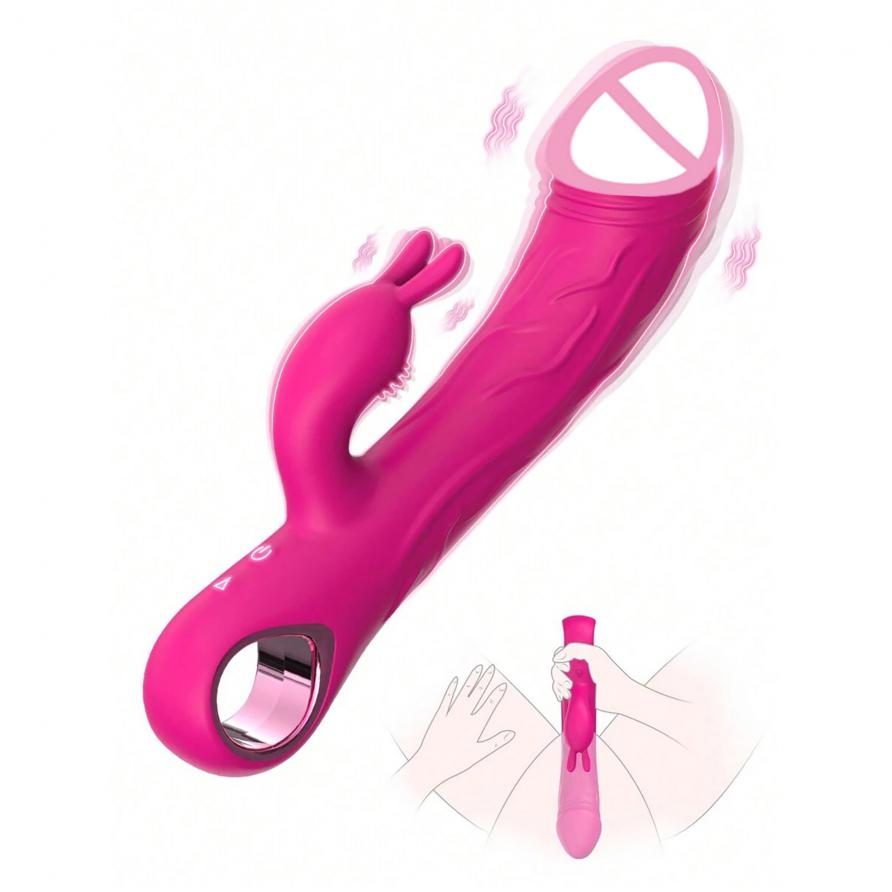 Rabbit G Spot Clitoral Vibrators  Realistic Silicone Dildos for Women Pleasure Waterproof Rechargeable Adult Sex Toys
