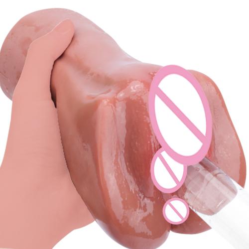 Real Vaginal Pussy Tight Anus Men Masturbation Adult Sex Toys Artificial Vagina Soft Masturbation Cup Erotic Sexual Toy
