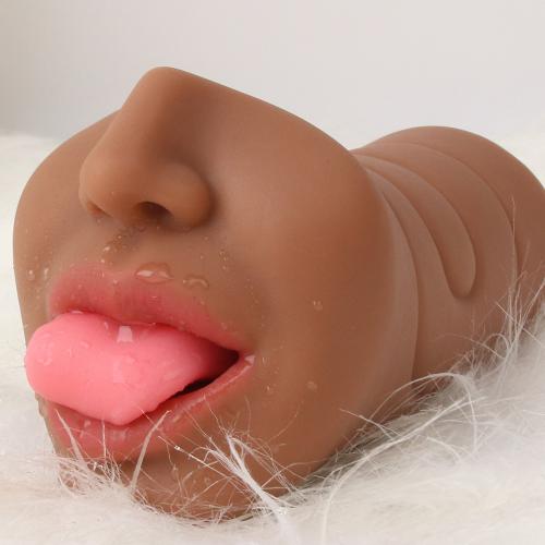Realistic Deep Throat Male Silicone Masturbadores Masculinos Sex Toys for Men Artificial Vagina Mouth Anal Erotic Oral Sex Men