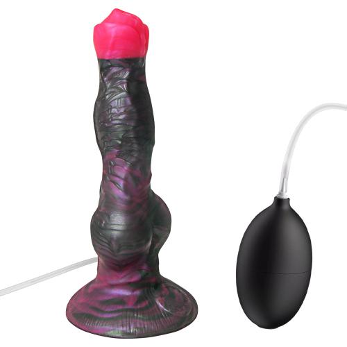 Realistic Squirting Ejaculating Dildo With Suction Cup Knotted Adult Sex Toy for Women Anal Butt Plug