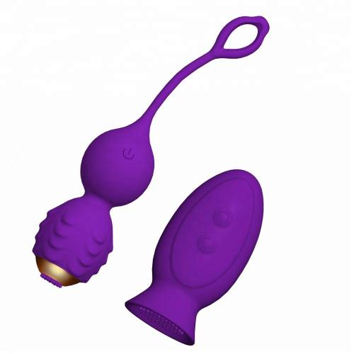 Remote Female Vibrator Bullet Women Shrinking Lifelike Adult Game Ball Jump Beads
