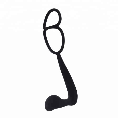 Silicone Butt Plug Cock Pleasure Ring Plug Anal for Men Retarded Ejaculation and Prostate Massage
