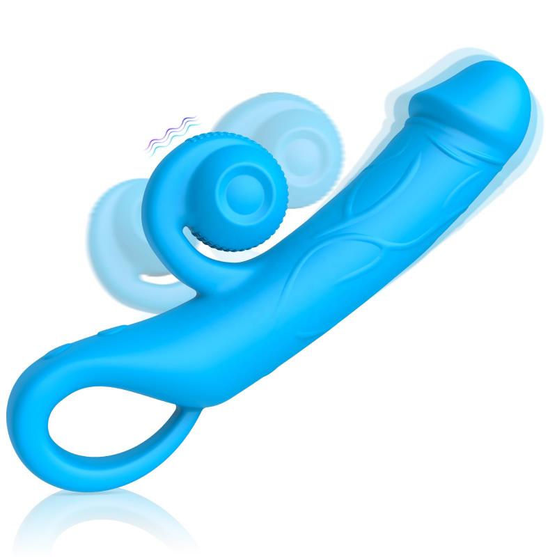 Snail Animal Shaped C-Spot G-Spot Vaginal Clitoris Stimulation Female Masturbation Toys Dual Vibration Dildo Vibrator for Women