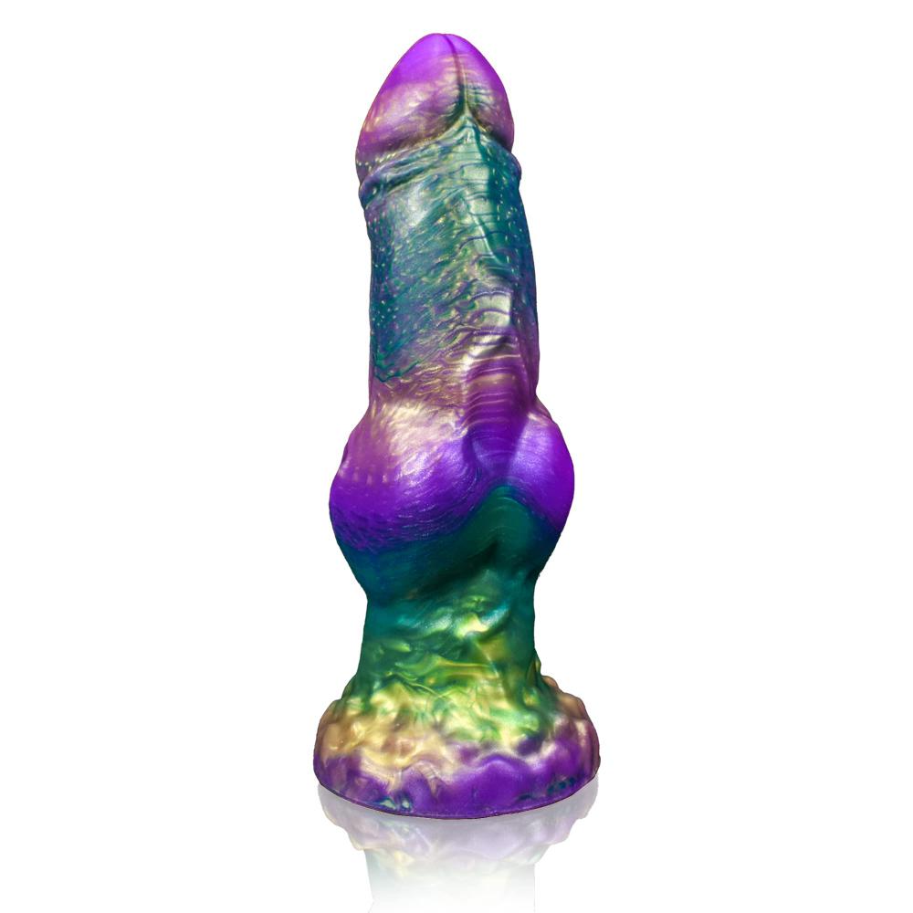 Sytry 9.1inch Realistic Silicone Fantasy Dragon Monster Dildo Huge Thick Alien Wolf Dildo With Big Knot and Strong Suction Cup
