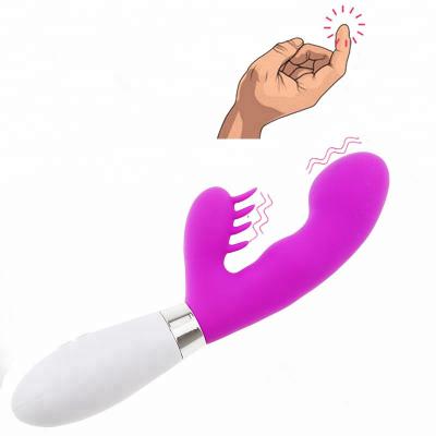 Thorn Finger Vibrator G-spot Massage Vaginal Clitoris Stimulator AV Rod Brush Vibrator