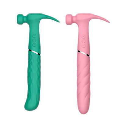 Tiktok Waterproof Clitoral Stimulator Vibrator Hammer Sex Toys Silicone Pussy Massage Dildo Hammer Vibrator for Women