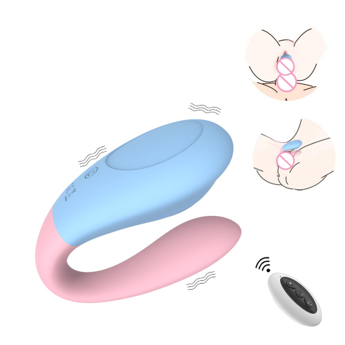 U-shaped Wireless Vibrating Jumping Eggs Female Sex Toys Remote Control Vaginal Stimulate G-Spot Wearable Vibrator for Couple