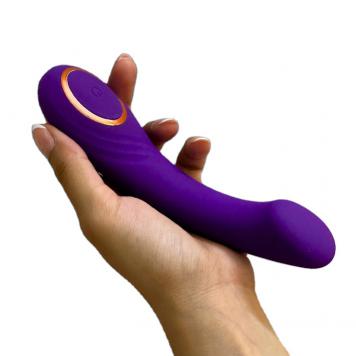 USB Rechargeable Luna Violet Curved Personal Massager Vibrator Women Sex Toys Super Quiet Silicone G Spot Clitoris Vibrator